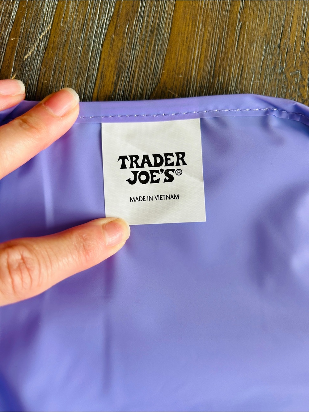 Trader Joe's Mini Insulated Tote Summer Fun Collection Blue Pink NWT - Picture 6 of 9
